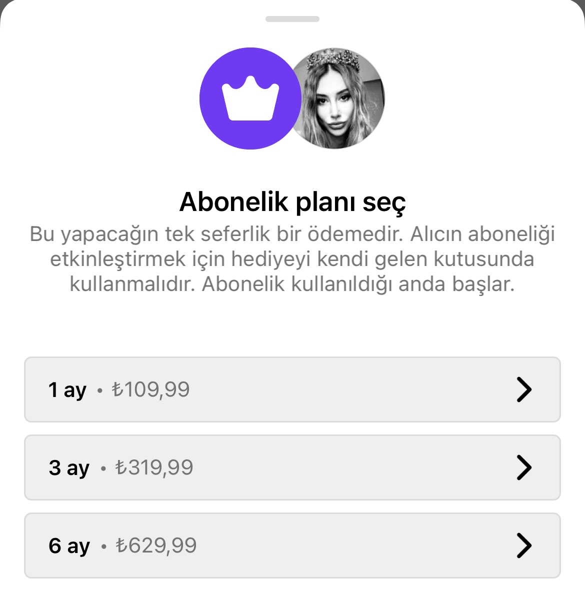 Instagram Abone Ol Adımları - Abonelik Planı Seçme