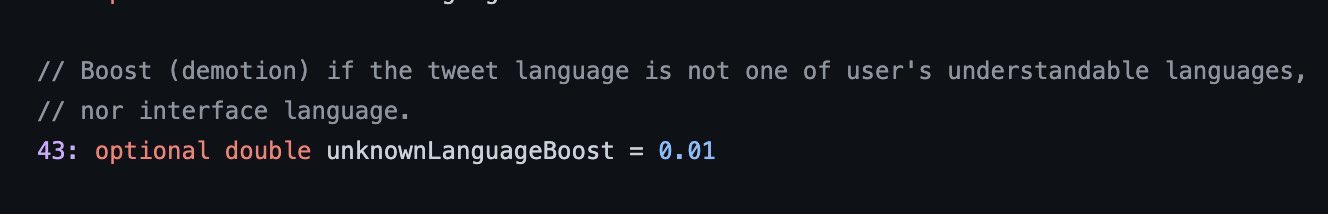 Twitter algoritma github kodu