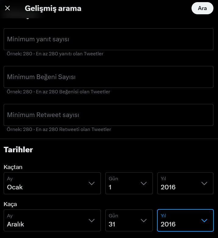 Eski Tweetleri Bulma ve Silme Rehberi (Resimli-Güncel)