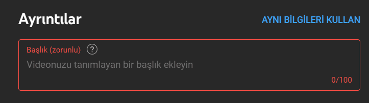 YouTube video başlığı optimizasyonu ve dikkat çekici başlıklar