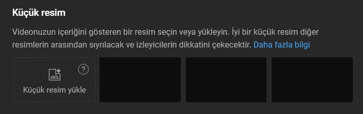 YouTube video küçük resim thumbnail tasarımı