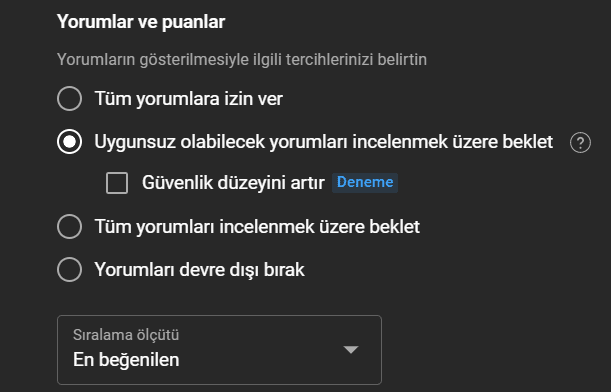 YouTube yorumları yanıtlama ve etkileşim artırma