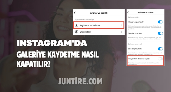 Instagram Galeriye Kaydetme Kapatma (Post ve Hikaye Çözümü)