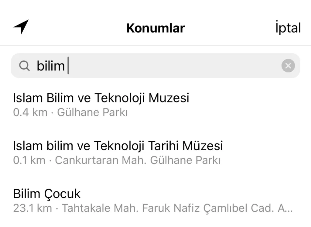 instagram hikayelerine konum nasıl eklenir, konum listesi