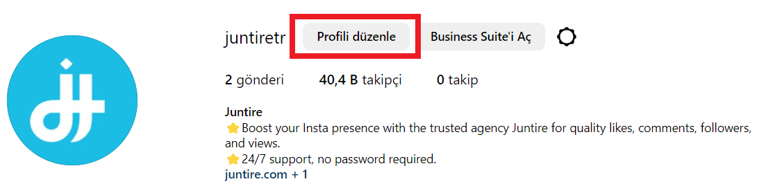 Bilgisayardan Instagram profil düzenleme