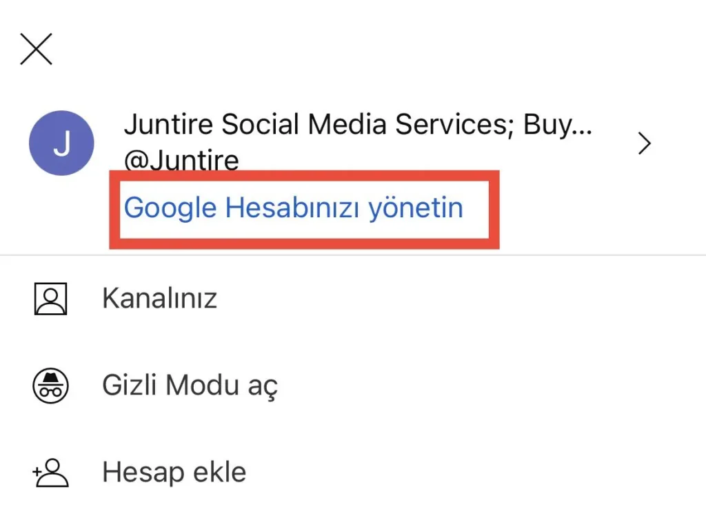 youtube hesabı nasıl kapatılır?
