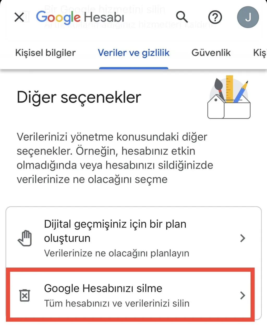 youtube hesabı nasıl kapatılır?