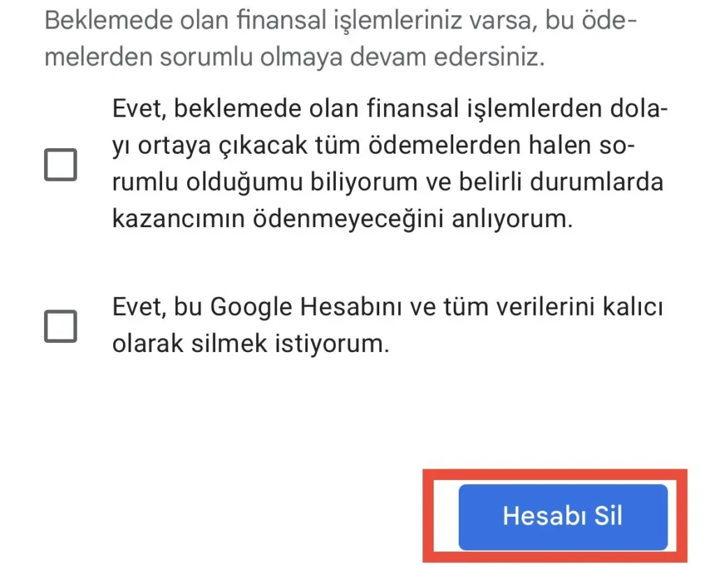 youtube hesabı nasıl kapatılır?