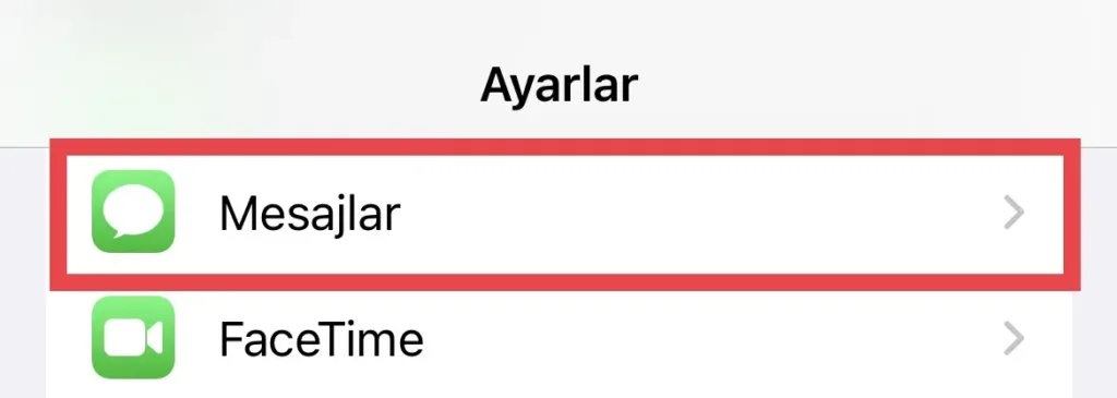 imessage nasil acilir