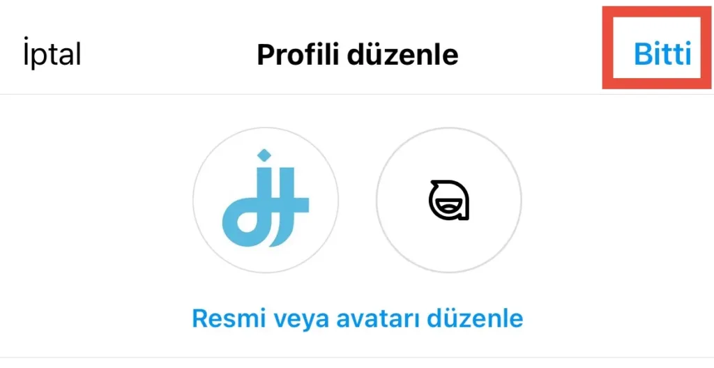 Profil fotoğrafı değişikliğini onaylama