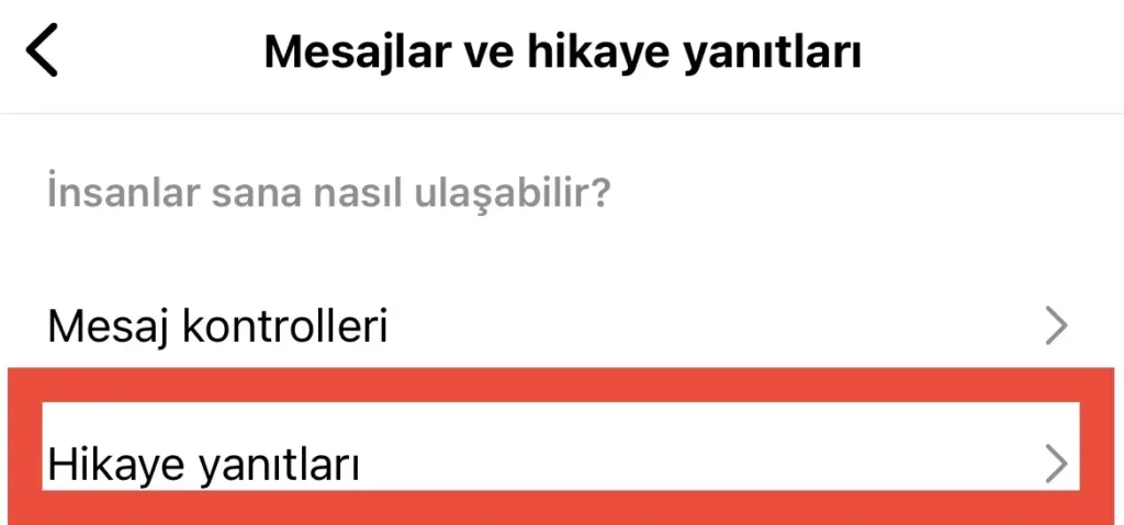 Instagram Story Yanıtları Nasıl Kapatılır?
