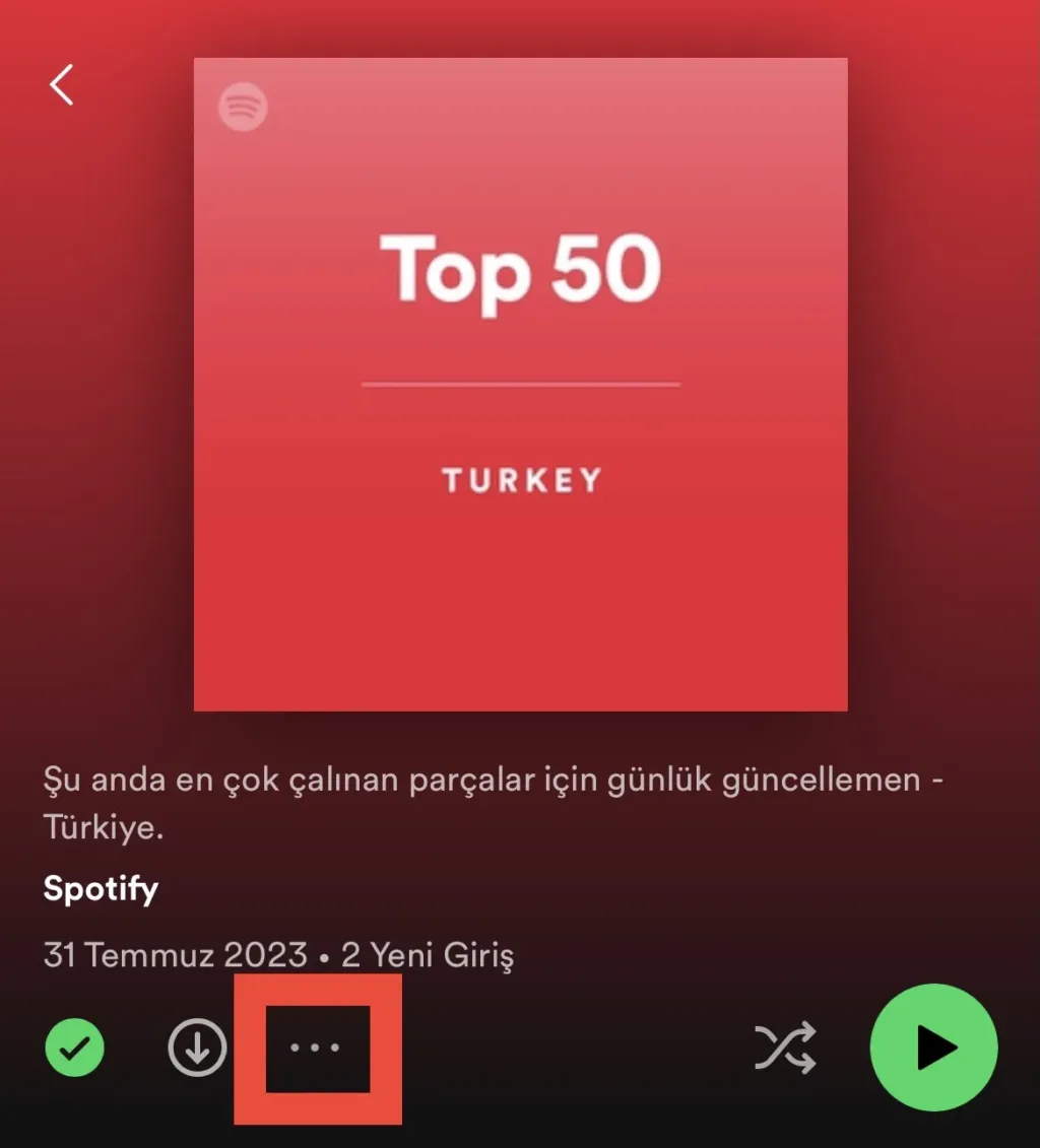 Spotify playlist nasıl paylaşılır