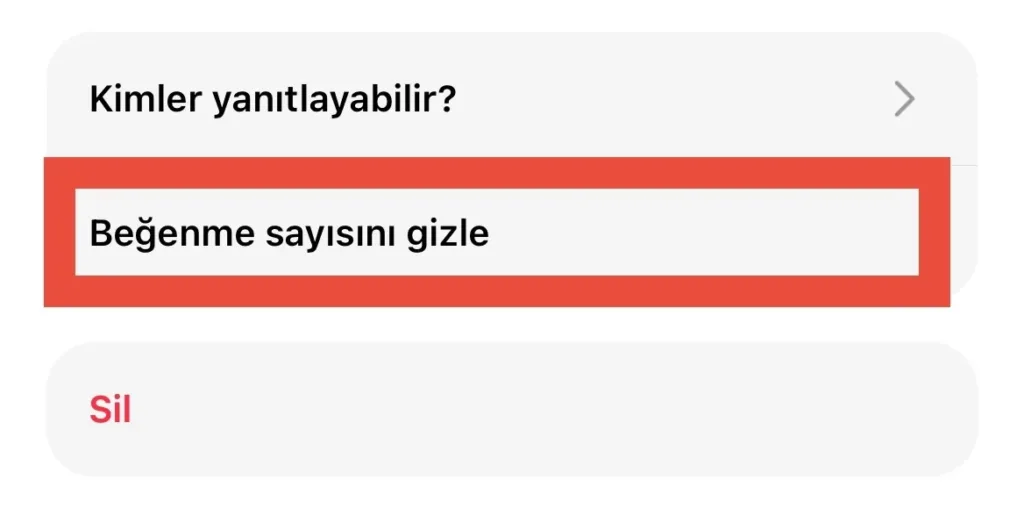 threads içerik beğeni sayısı nasıl gizlenir