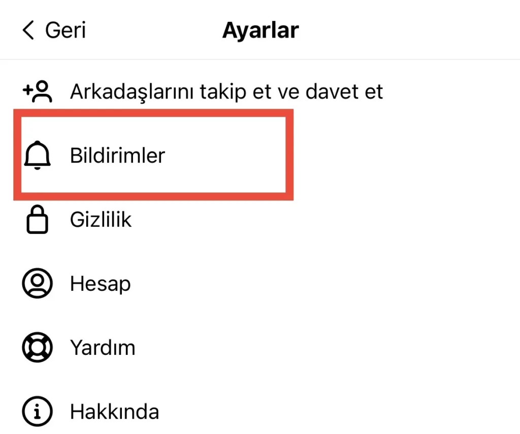 threads bildirimler kapat