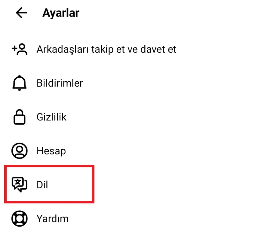 threads dil nasıl değiştirilir