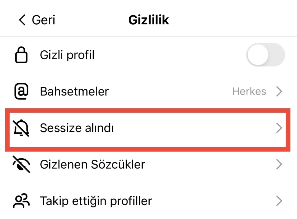 threads hesaplar sessize nasıl alınır