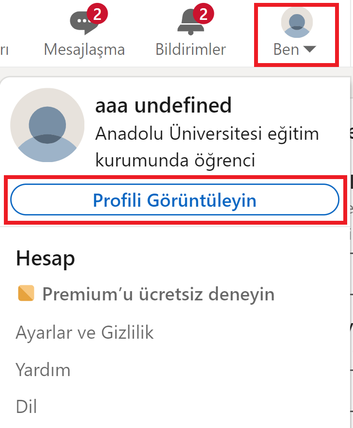 linkedin profil url nasıl değiştirilir