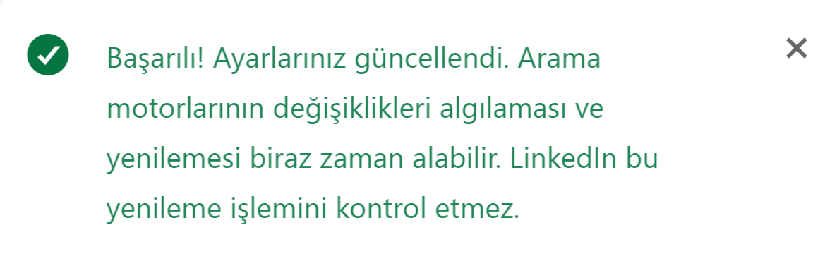 linkedin profil url nasıl değiştirilir