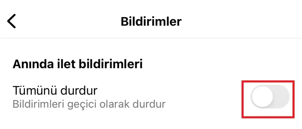 Instagram Bildirimleri Telefondan Nasıl Kapatılır?