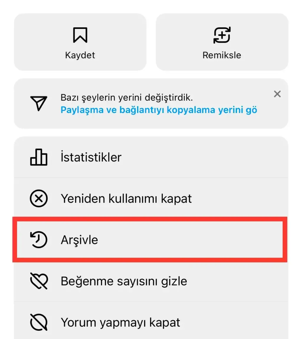 Instagram'da Gönderiler/ İçerikler Nasıl Arşivlenir?
