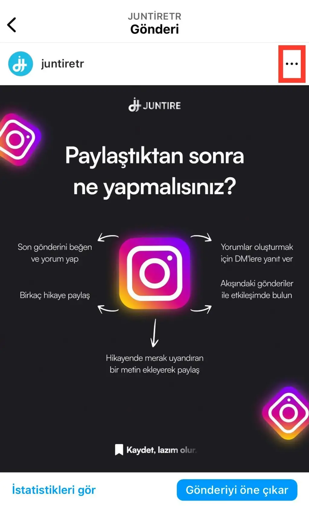 Instagram'da Gönderiler/ İçerikler Nasıl Arşivlenir?