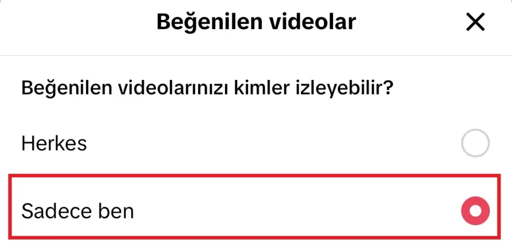 TikTok'ta Beğenilen Videolar Nasıl Gizlenir?
