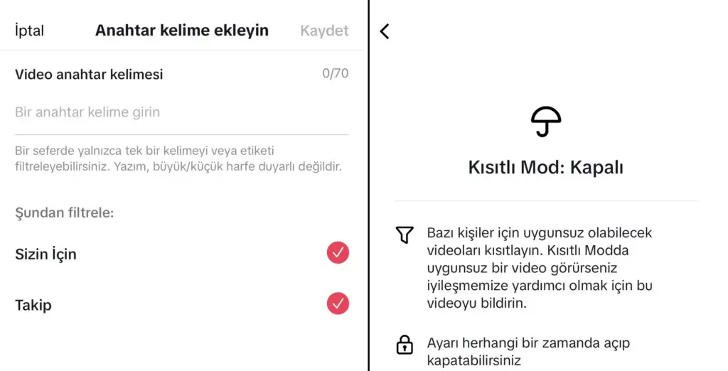 TikTok Ebeveyn Kontrolü Nasıl Açılır?