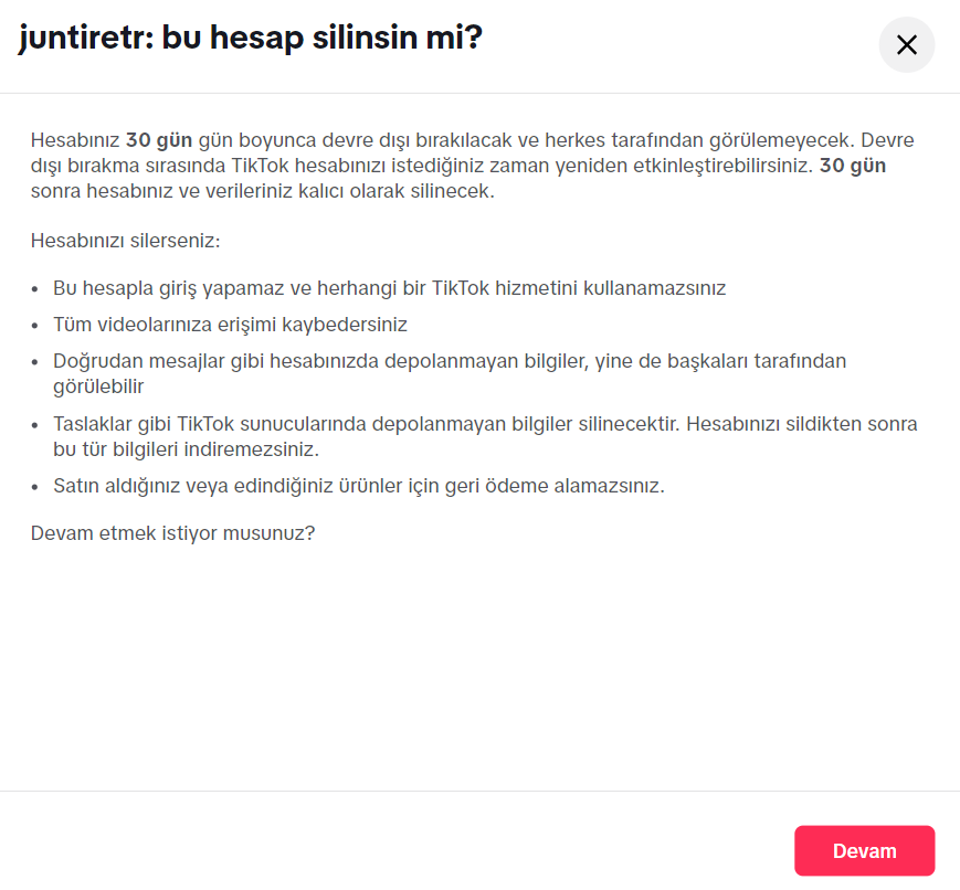 instagram hesap nasıl silinir