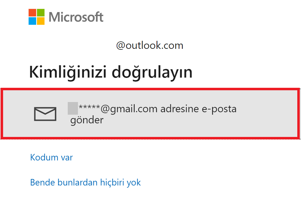outlook hesap silme