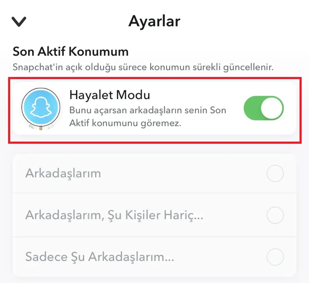 Snapchat Konum Kapatma Nasıl Yapılır? 