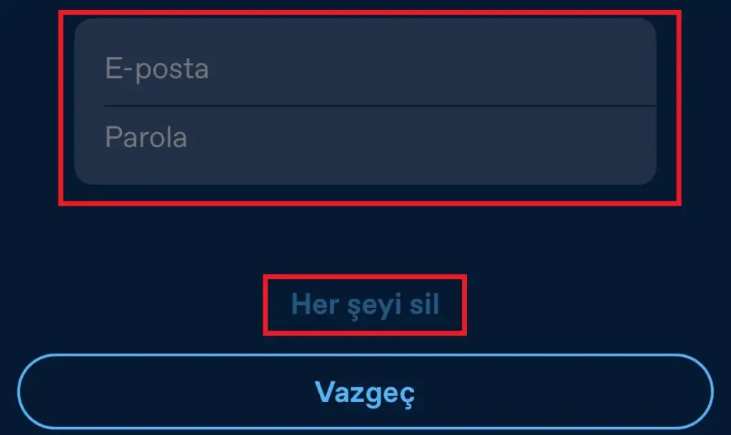 tumblr hesap silme