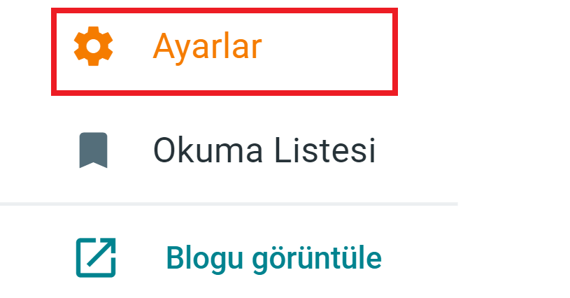 blogger hesap silme