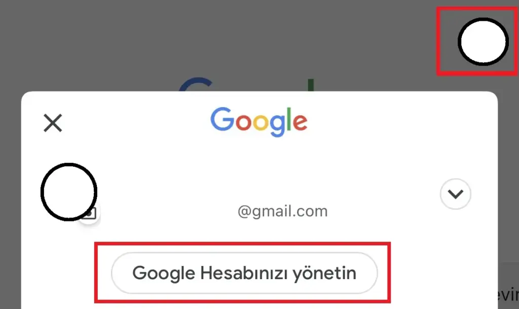 google hesap silme