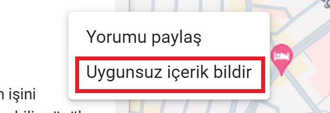 google maps yorum silme nasıl yapılır