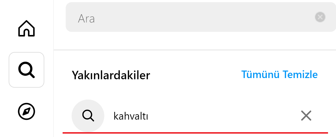 Instagram Arama Geçmişi Bulma 