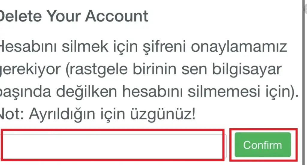 swarm hesap silme