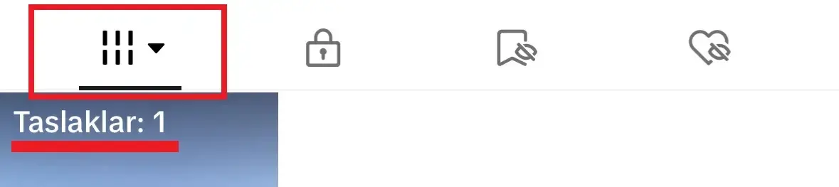 tiktok taslaklar nasıl silinir