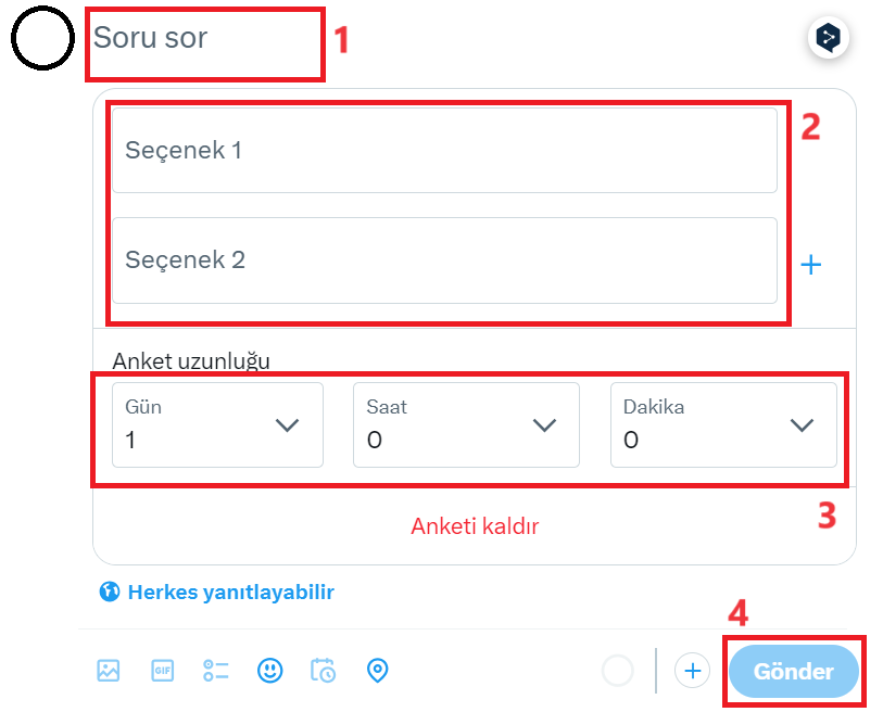 Twitter / X.com Anket Nasıl Yapılır? Telefon & Bilgisayar