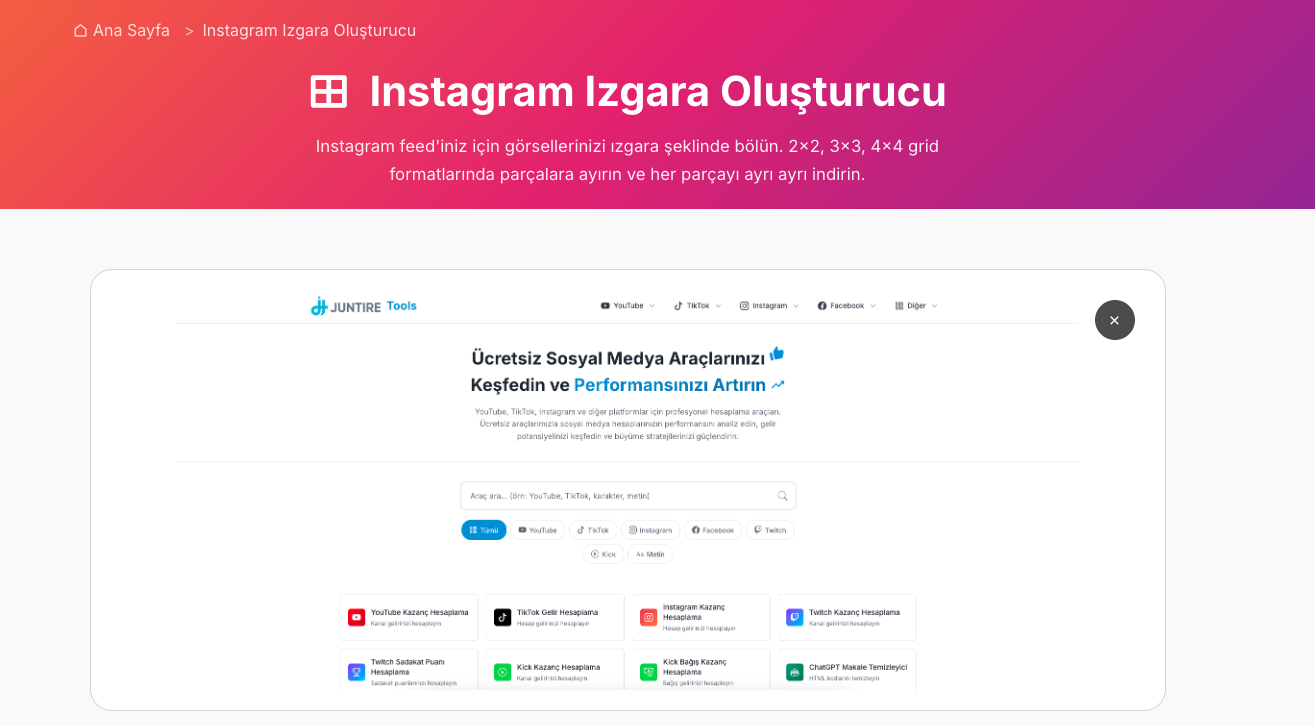 Ücretsiz Izgaralı Fotoğraf Yapma Aracı