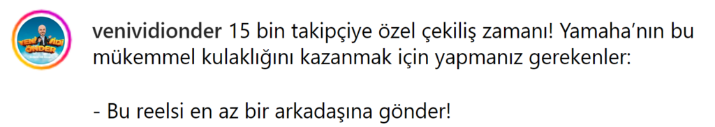 İnstagram’da Çekiliş Nasıl Yapılır?