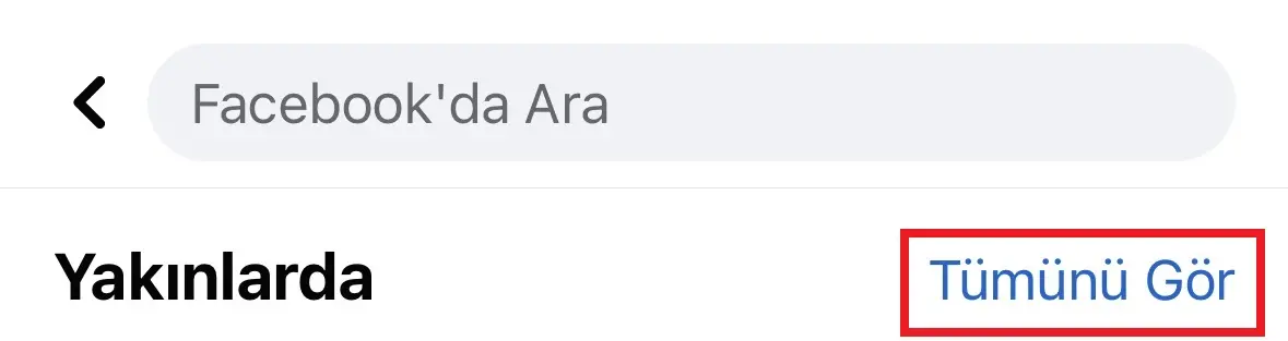 Facebook Arama Geçmişi Silme Nasıl Yapılır?