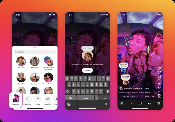 Instagram Notlu Gönderiler İçin Yeni Reels Filtresini Test Ediyor