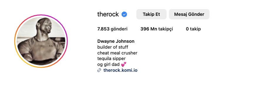 The Rock Instagram Takipçi Sayısı Kaç?