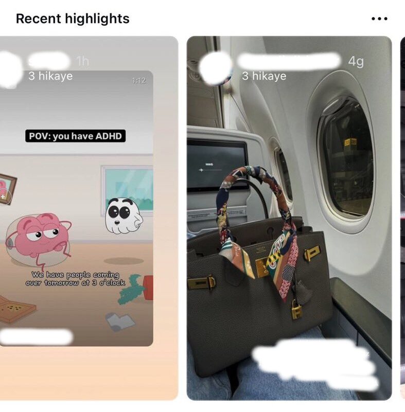 Instagram Öne Çıkan Hikayeler