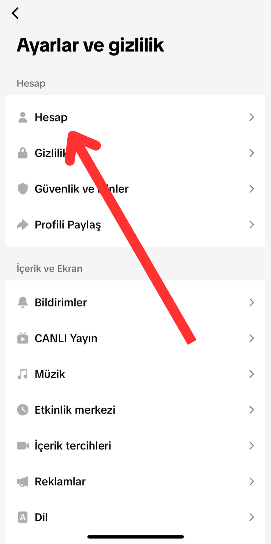 TikTok'da E-posta Adresi Nasıl Değiştirilir? Adım 4
