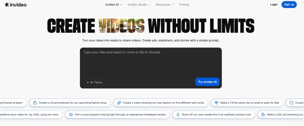 InVideo AI: Yapay Zeka ile Profesyonel Video Oluşturma