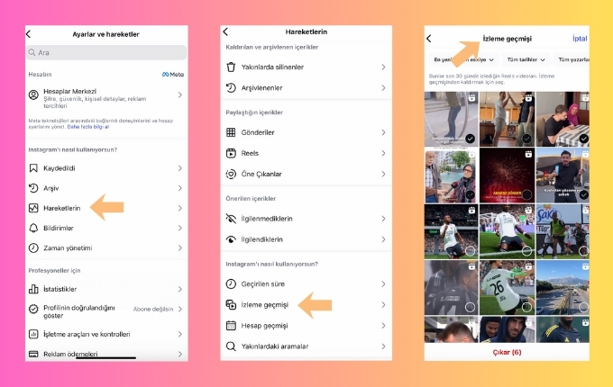 Instagram Reels İzleme Geçmişi Nasıl Temizlenir? (Video)
