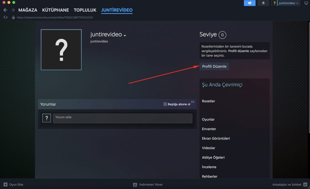Steam Kullanıcı Adı Değiştirme Adımları 3