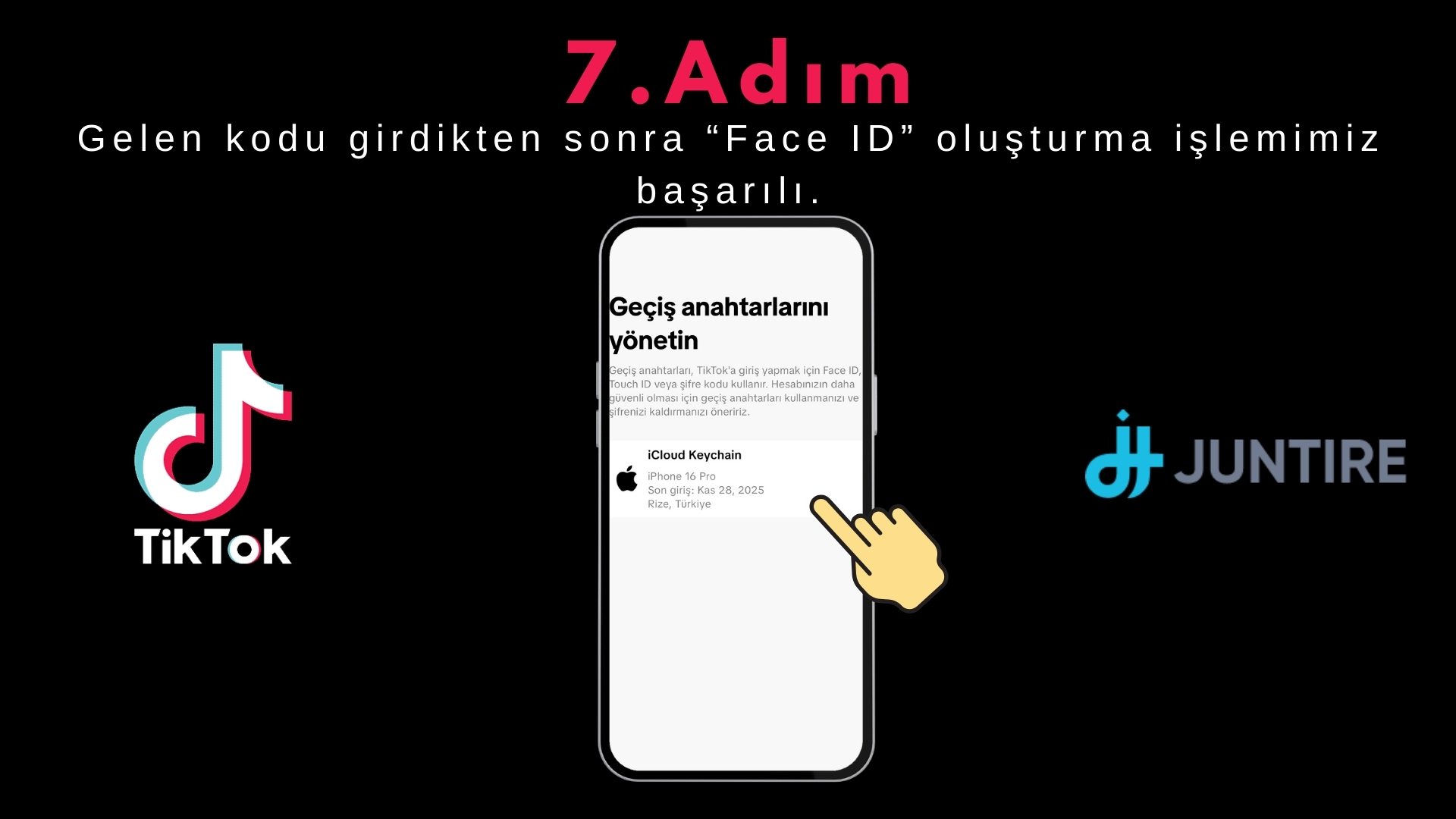 Tiktok Hesabınıza Geçiş Anahtarı Face Id Nasıl Eklenir?