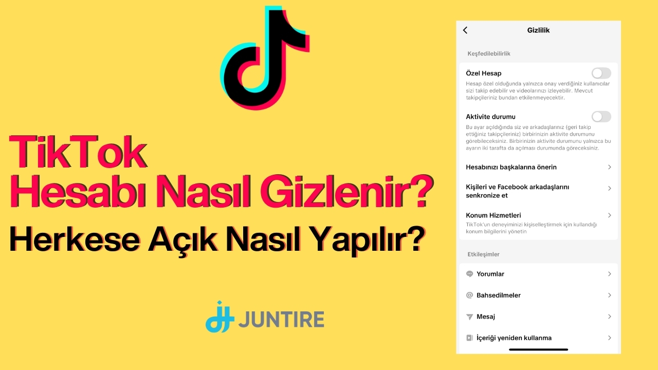 Tiktok Hesabı Nasıl Gizlenir